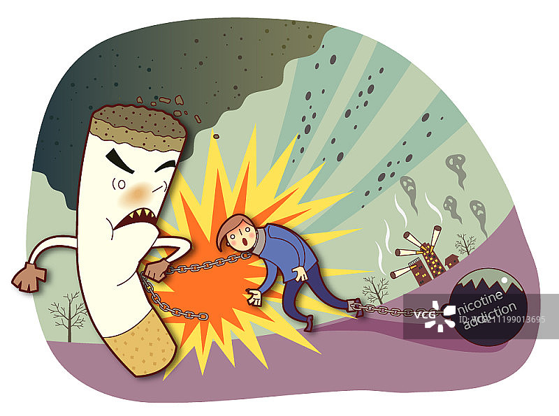 禁止吸烟概念矢量图图片素材
