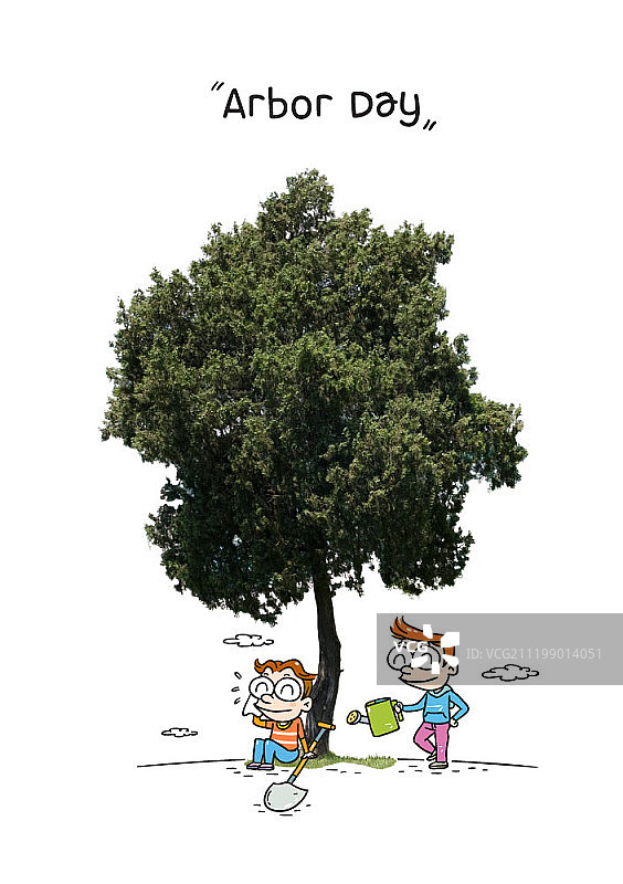 插图与日常物品结合图片素材