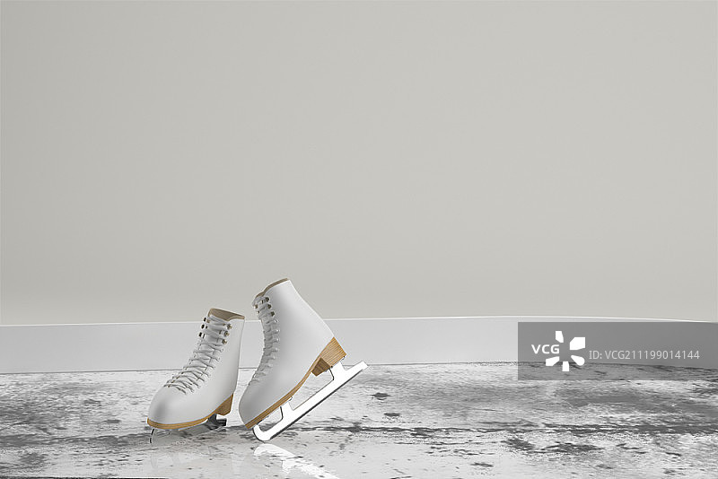 3D插画 - 花样滑冰图片素材