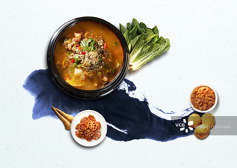 美食主题数字合成图像图片素材