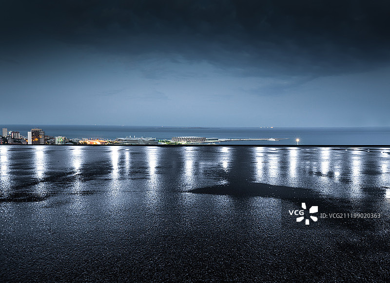 美国纽约城市风光道路平台图片素材