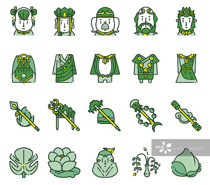 西游记图标设计图片素材