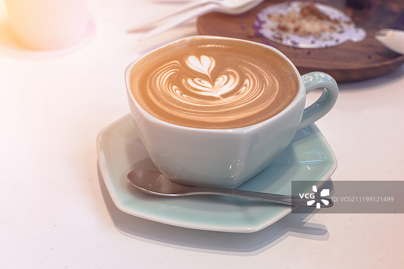 咖啡拉花商务休闲下午茶美食广告素材图图片素材