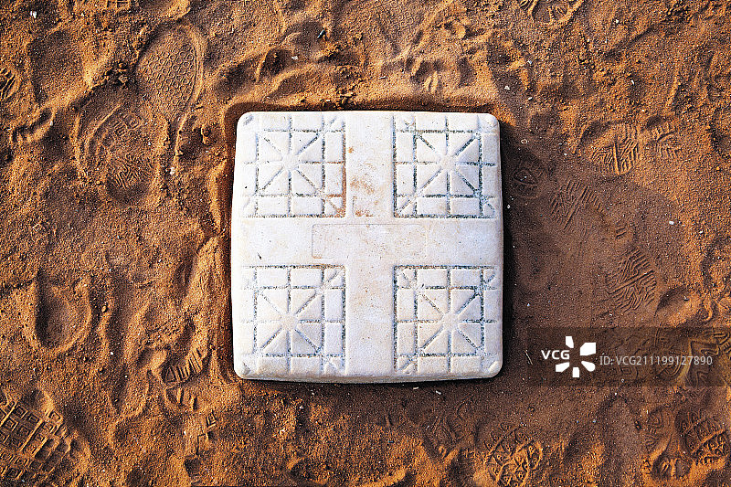 棒球场上的垒位图片素材