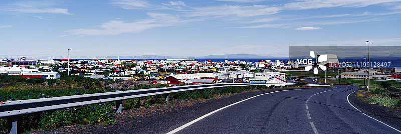 通往凯夫拉维克镇的道路图片素材
