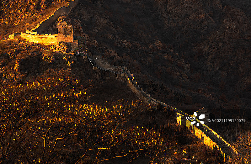 秦皇岛长城图片素材