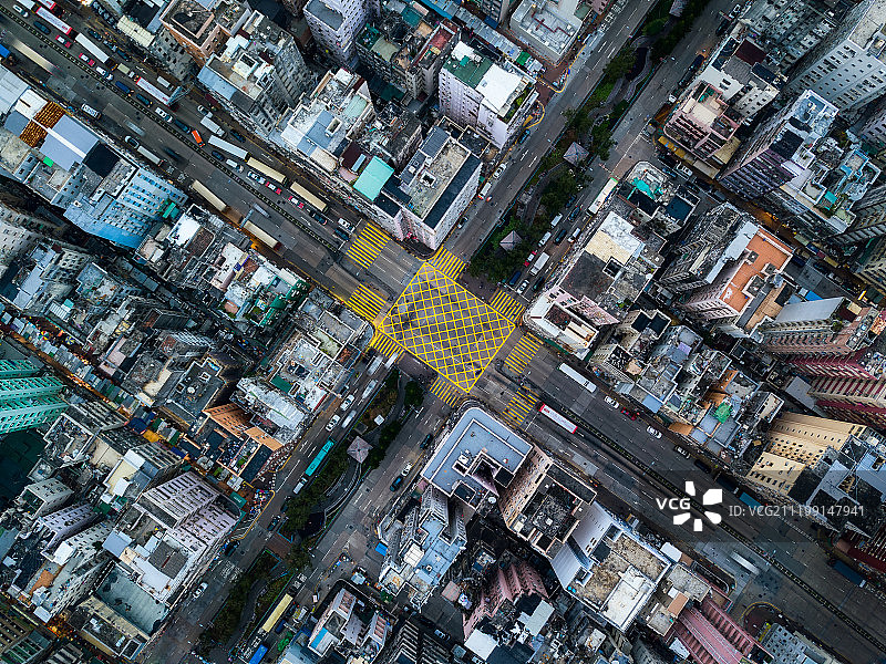 航拍香港九龙建筑风光图片素材