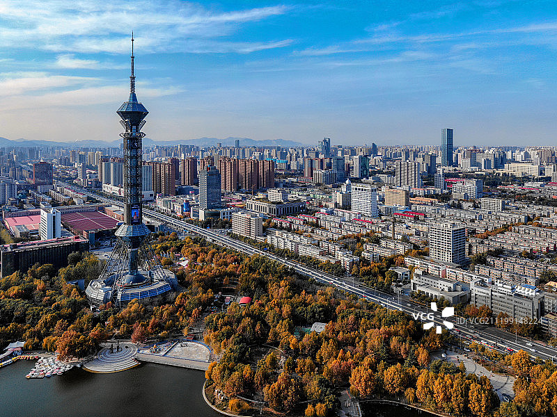 石家庄电视塔图片素材