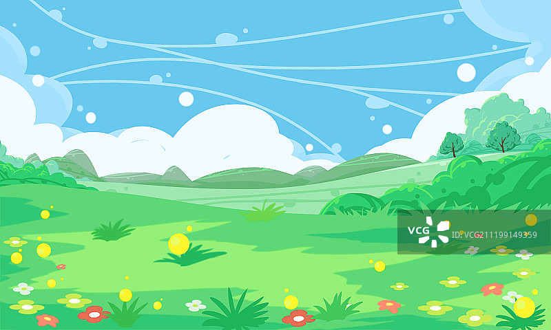 春天插画图片素材