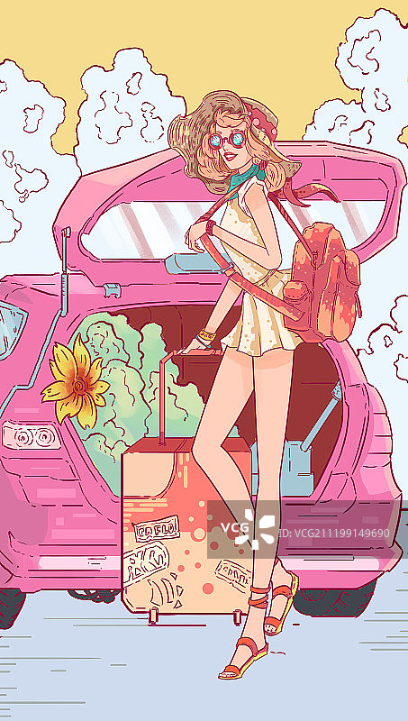 自驾游图片素材