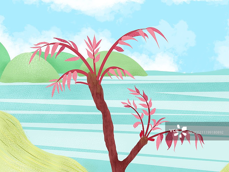 二十四节气春天谷雨图片素材