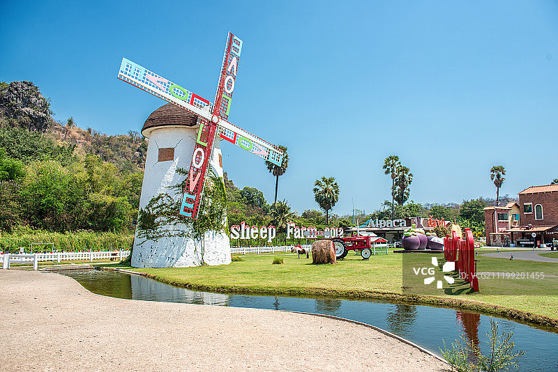 泰国风车农场图片素材