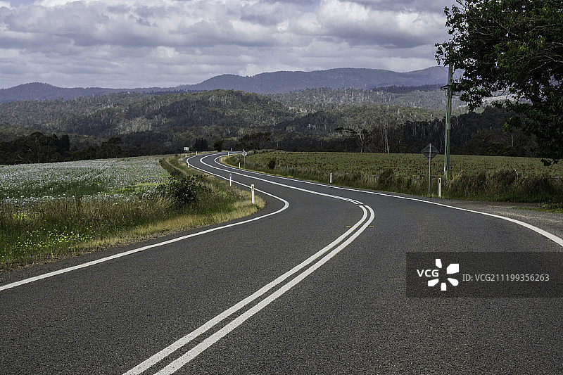 乡村道路图片素材