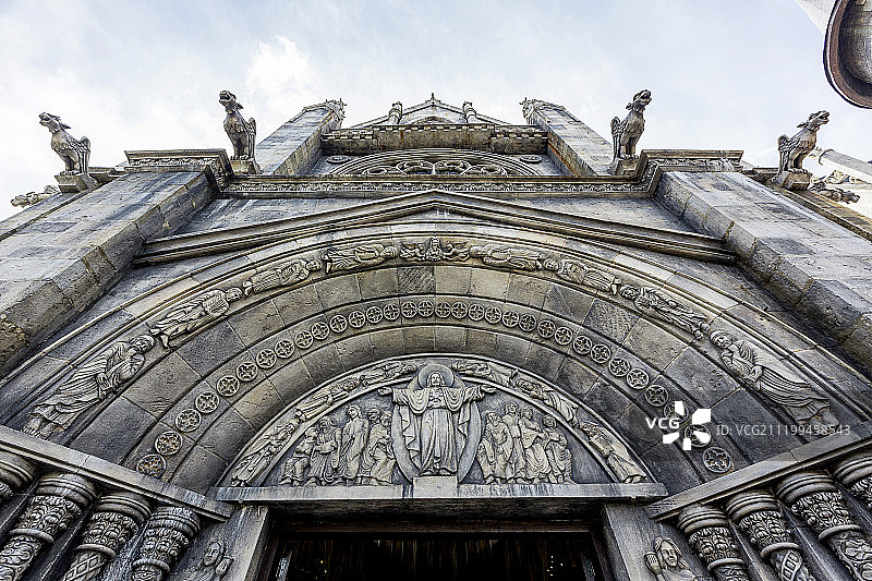 越南岘港巴拿山景区图片素材