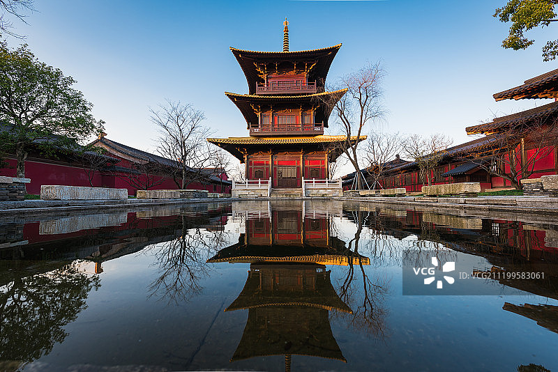 上海广富林塔图片素材