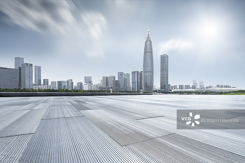 现代建筑和路面广场图片素材