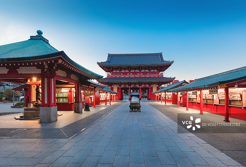 日本东京浅草寺图片素材