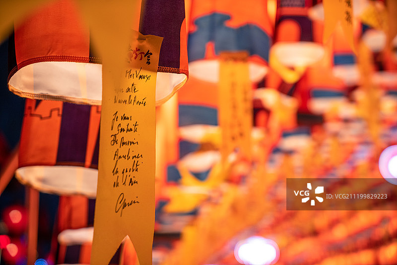 西安新春花灯图片素材