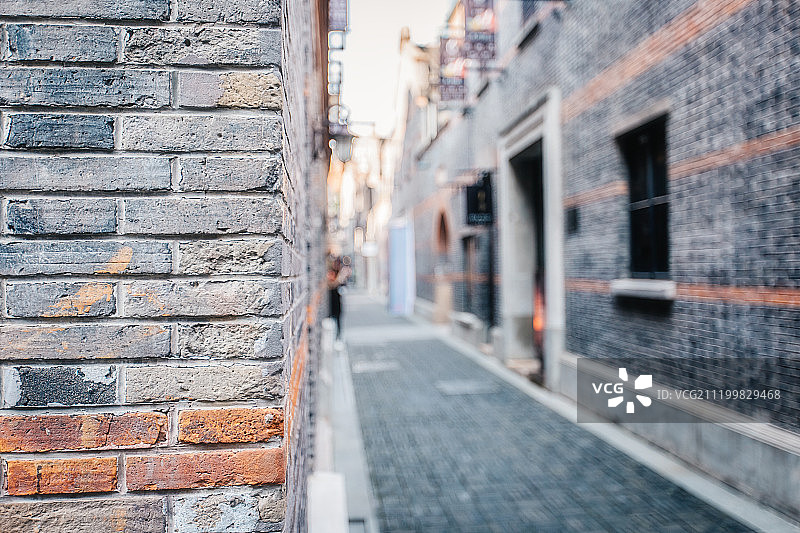 上海石库门老街道图片素材