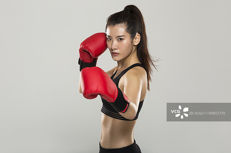 女拳击手图片素材