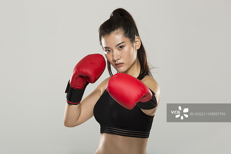 女拳击手图片素材