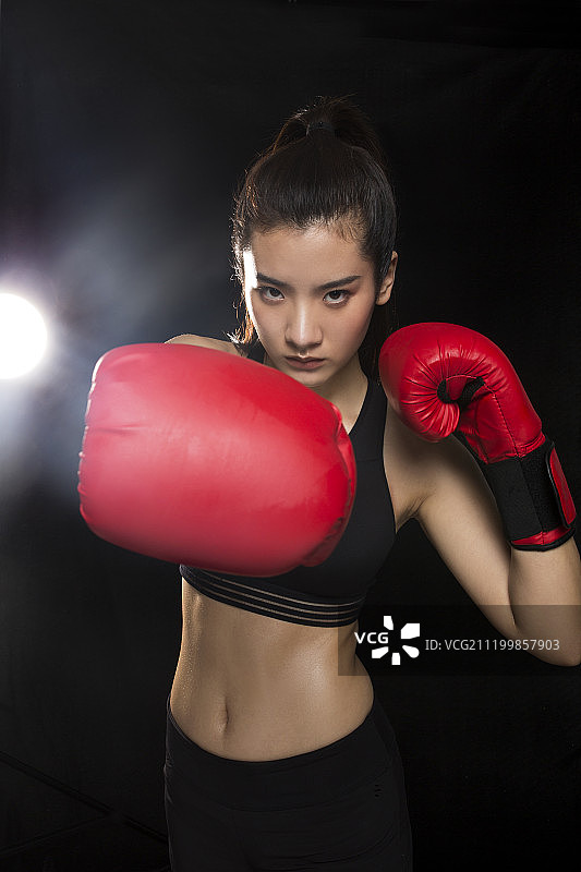 女拳击手图片素材