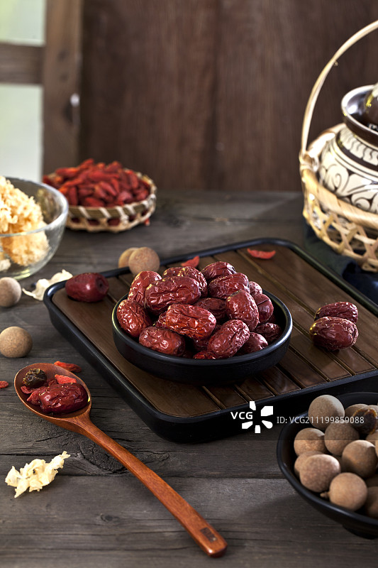 银耳红枣图片素材