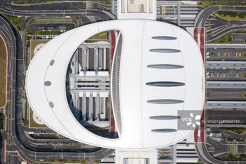 港珠澳口岸人工岛图片素材