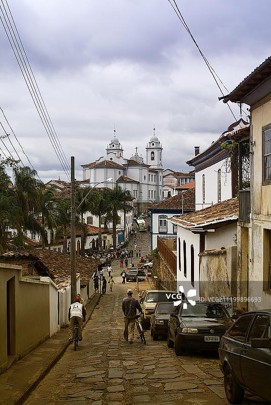 巴西米纳斯吉拉斯州迪亚曼蒂纳圣安东尼奥大教堂（联合国教科文组织世界遗产）图片素材