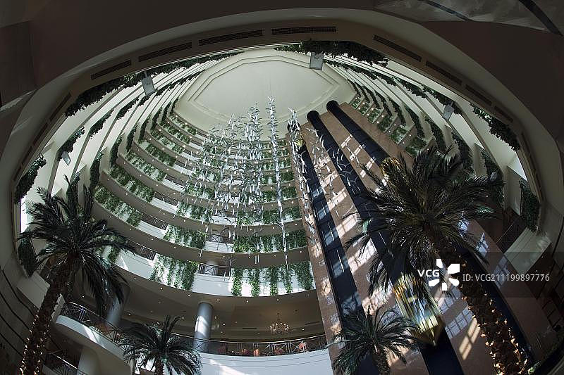 阿拉木图洲际酒店大堂（哈萨克斯坦）图片素材