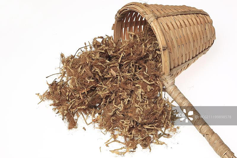 合欢花干花，药用植物图片素材