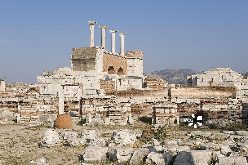 土耳其以弗所塞尔丘克圣约翰大教堂图片素材