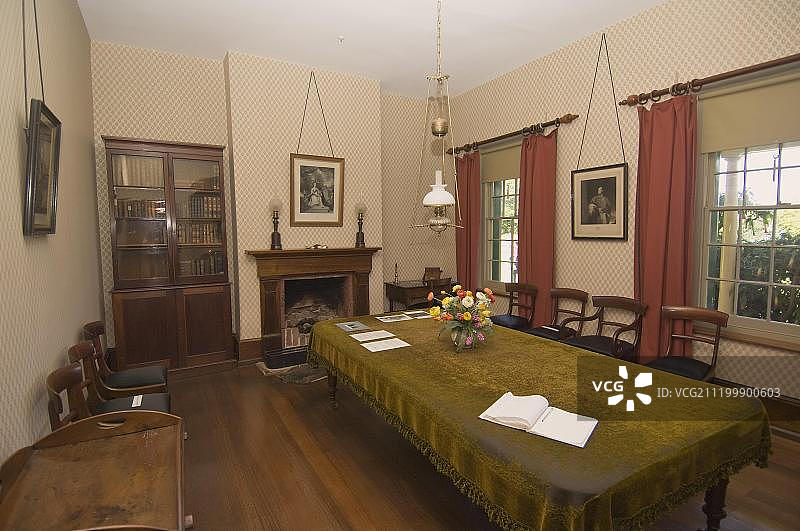 亚瑟港罪犯流放地少年医务官楼，澳大利亚塔斯马尼亚图片素材