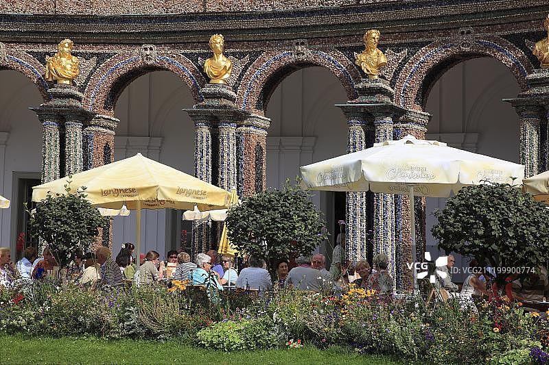 德国拜罗伊特隐士宫新宫咖啡馆图片素材