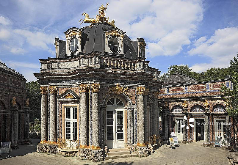 德国拜罗伊特隐宫的太阳神庙图片素材