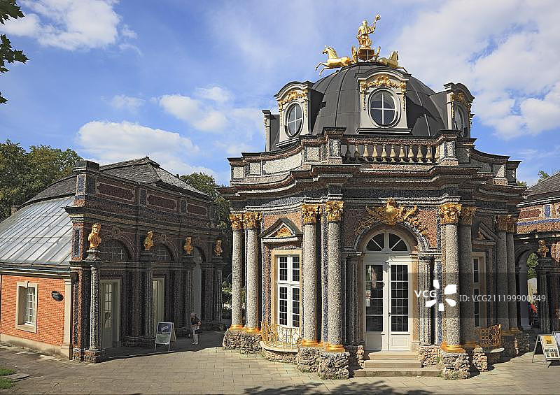 德国拜罗伊特隐宫的太阳神庙图片素材