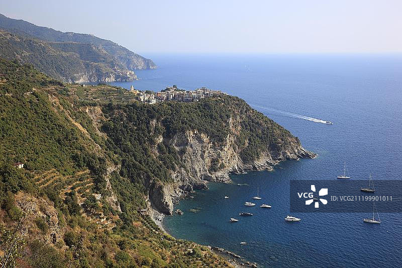 意大利利古里亚五渔村科尔尼利亚图片素材