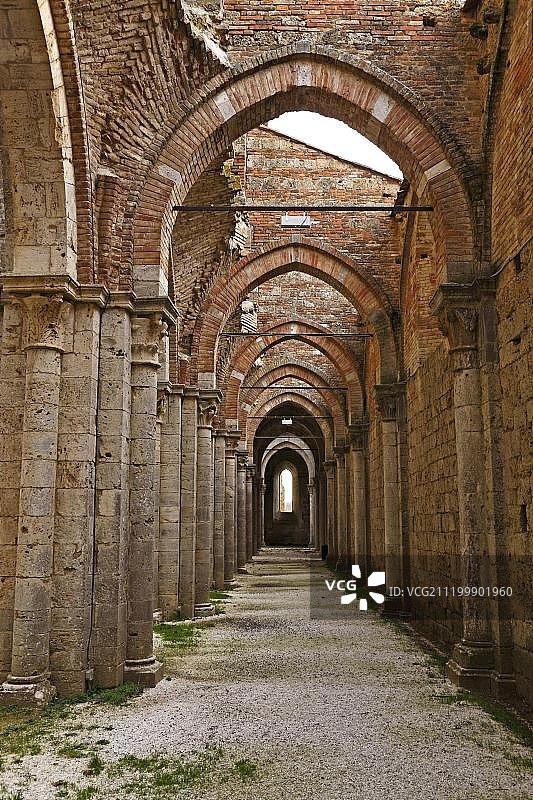 意大利托斯卡纳圣加尔加诺老教堂图片素材