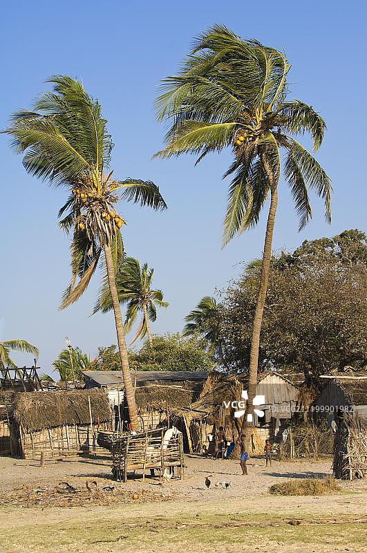 马达加斯加穆隆达瓦渔村图片素材