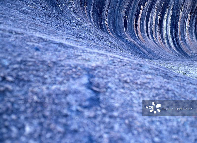 西澳大利亚海登波浪岩抽象景观图片素材