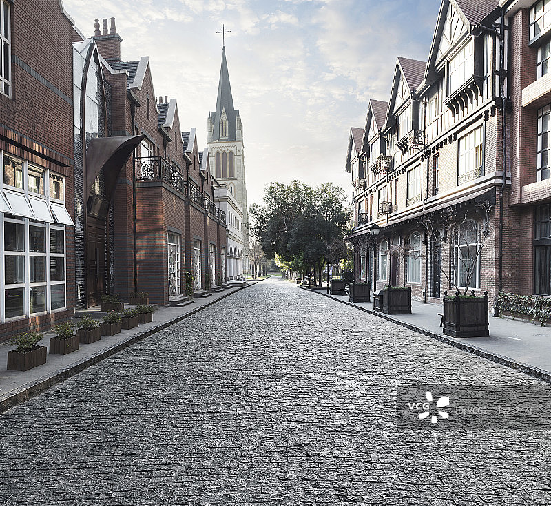 英伦小镇图片素材