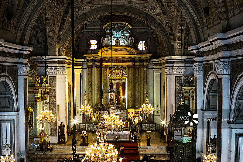 菲律宾马尼拉圣奥古斯丁大教堂图片素材