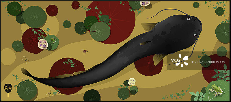 日本风格的插图图片素材