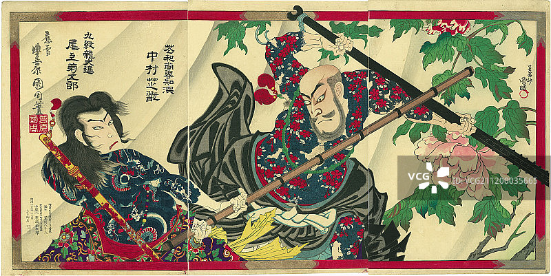 日本风格的插图图片素材