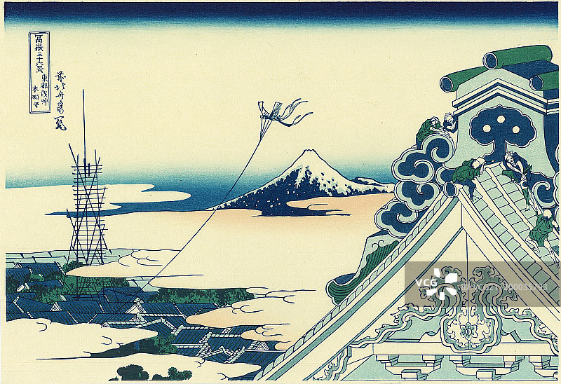 日本风格的插图图片素材