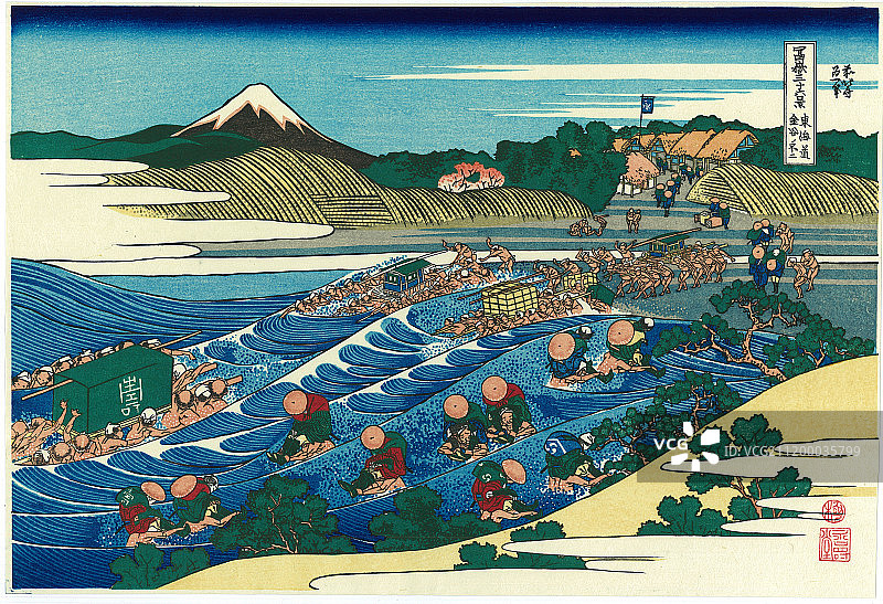 日本风格的插图图片素材