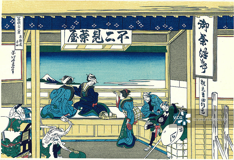 日本风格的插图图片素材
