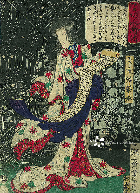 日本风格的插图图片素材