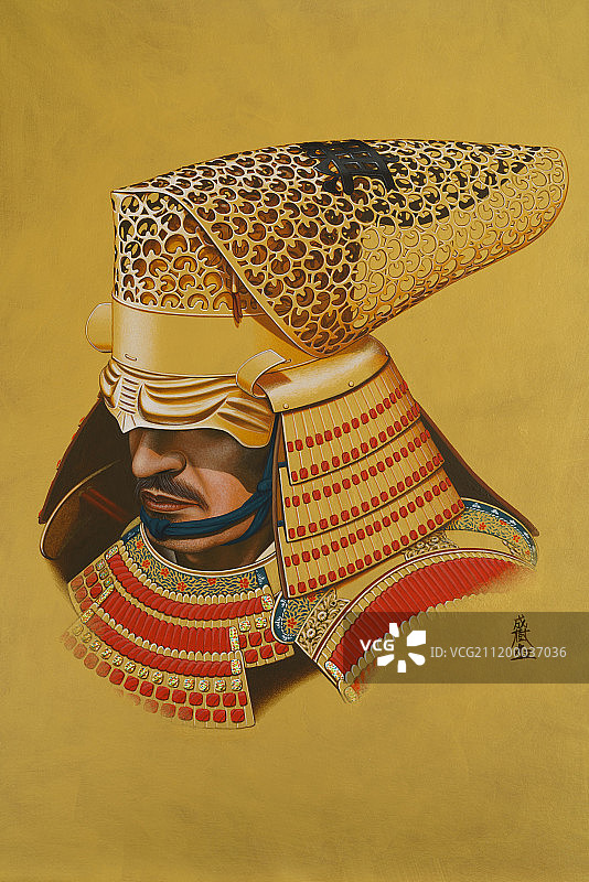 武士插画图片素材