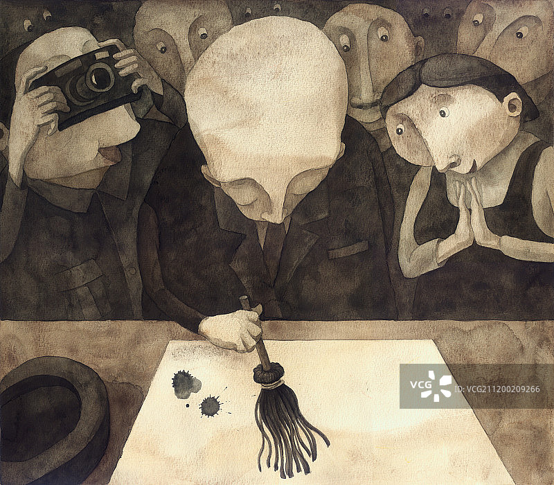 画里有话之名人效应图片素材